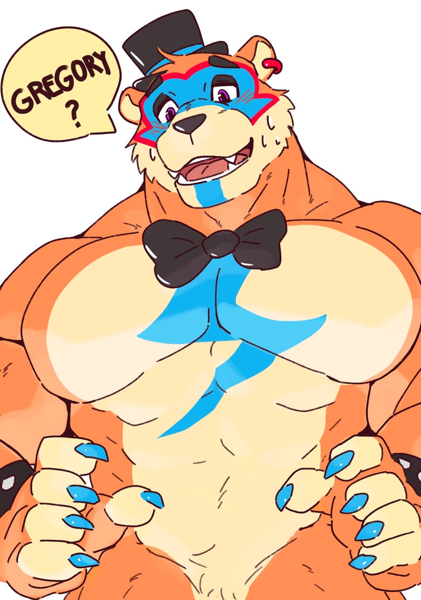 freddy fazbear and glamrock freddy (five nights at freddy's and 1 more) drawn by istani