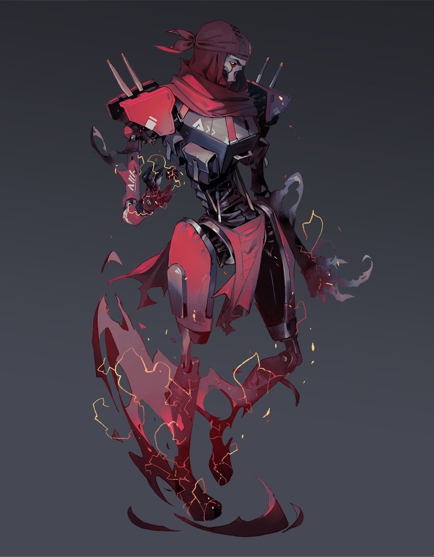 revenant and classic revenant (apex legends) drawn by sarah_stone
