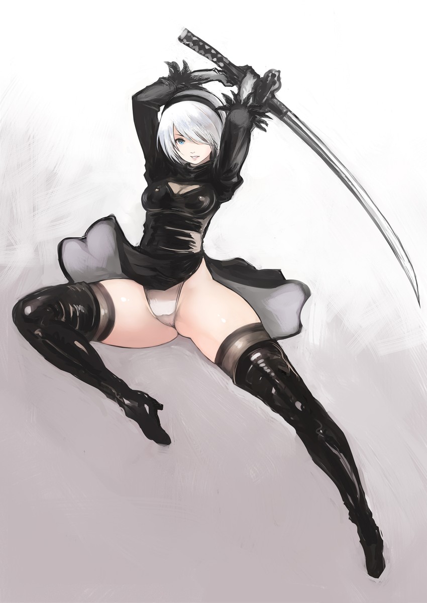 2b (nier and 1 more) drawn by johan_(johan13)