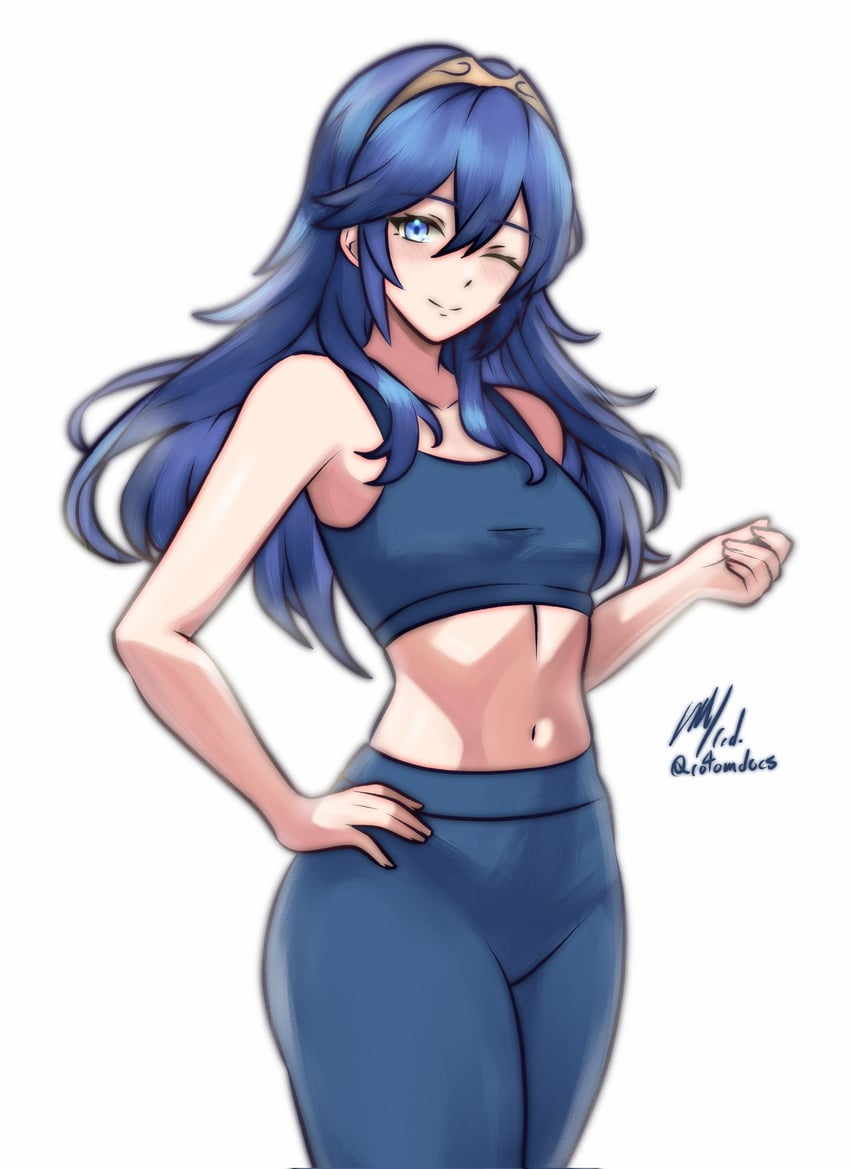 lucina (fire emblem and 2 more) drawn by rotomdocs