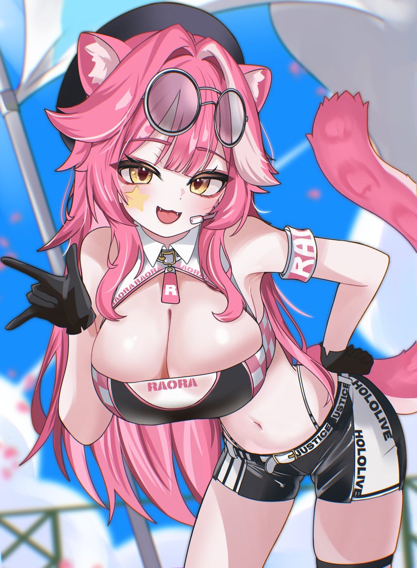 raora panthera (hololive and 1 more) drawn by ahdoha
