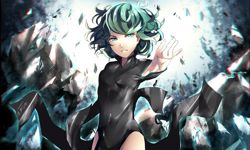tatsumaki (one-punch man) drawn by sanii