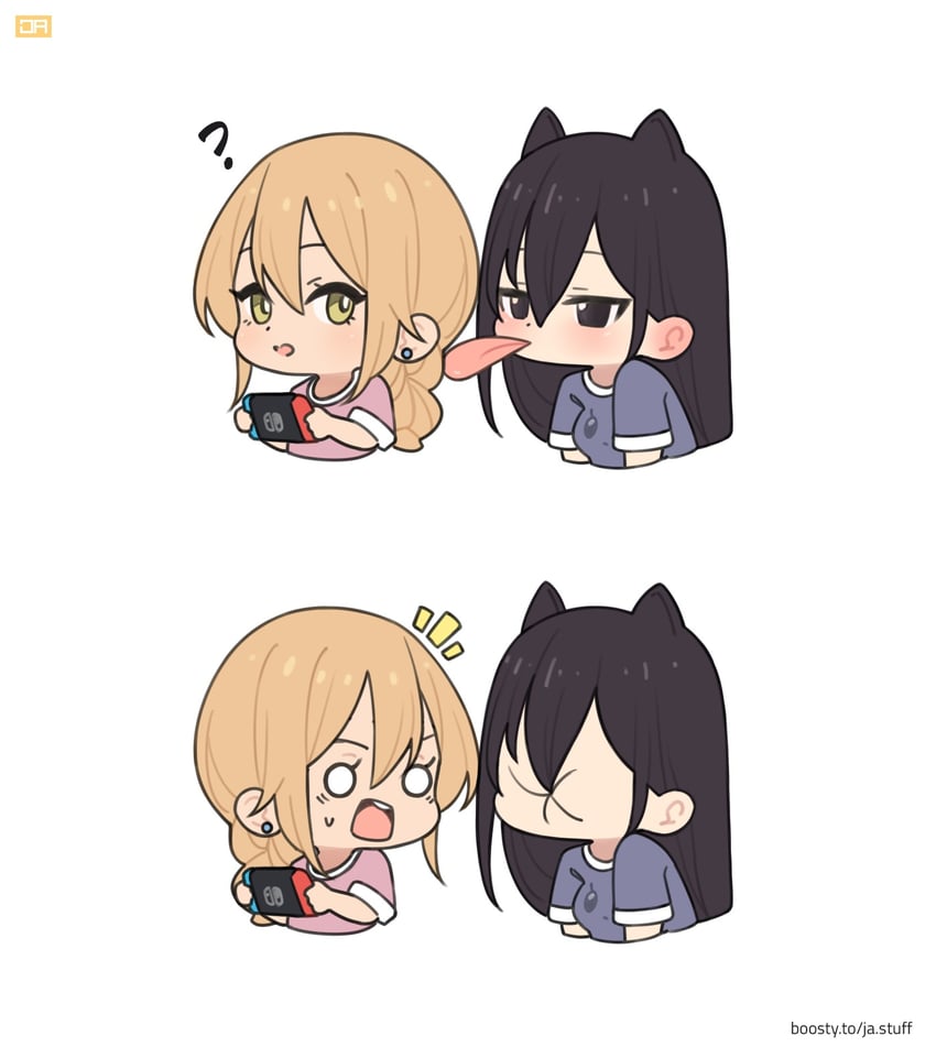 aihara yuzu and aihara mei (citrus) drawn by j_adsen