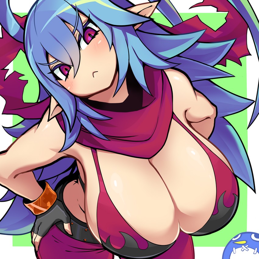 prinny, laharl, and laharl-chan (disgaea and 1 more) drawn by kara_age