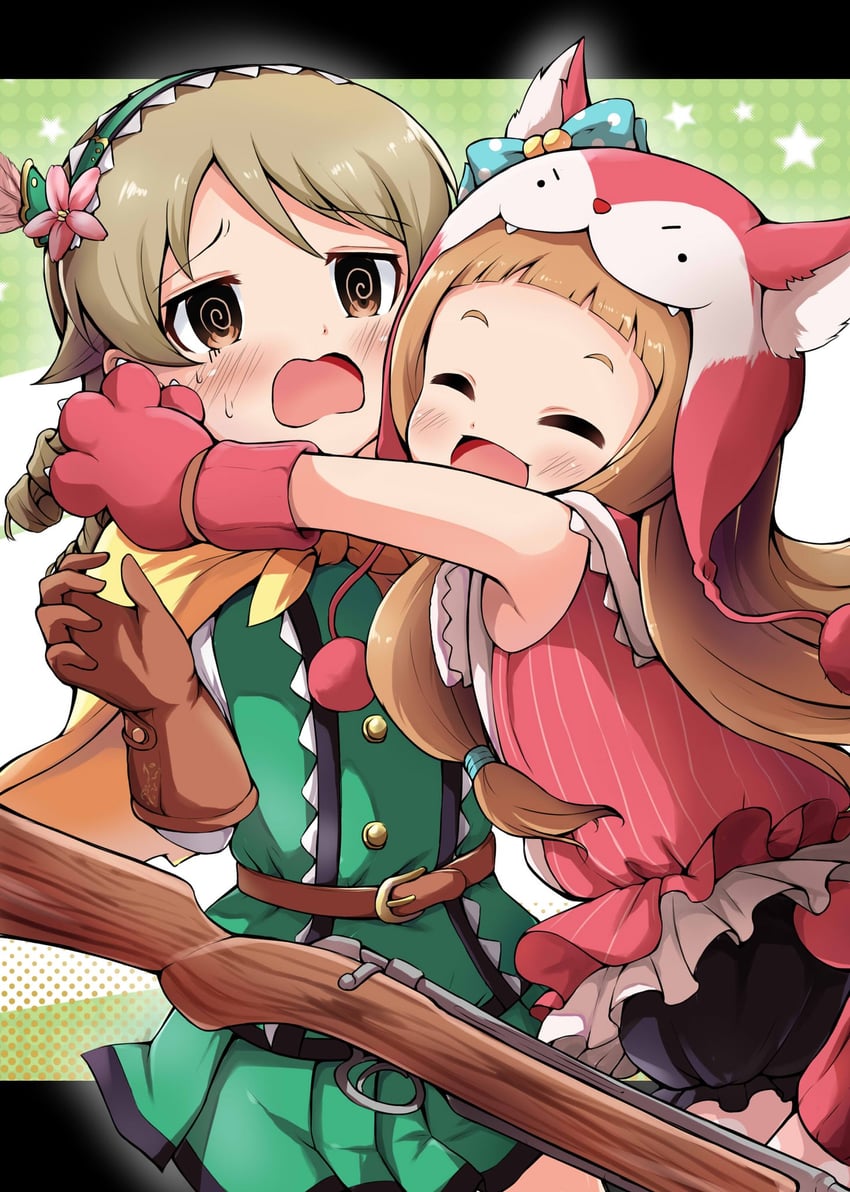 morikubo nono and ichihara nina (idolmaster and 2 more) drawn by ogre_(ogremuit)