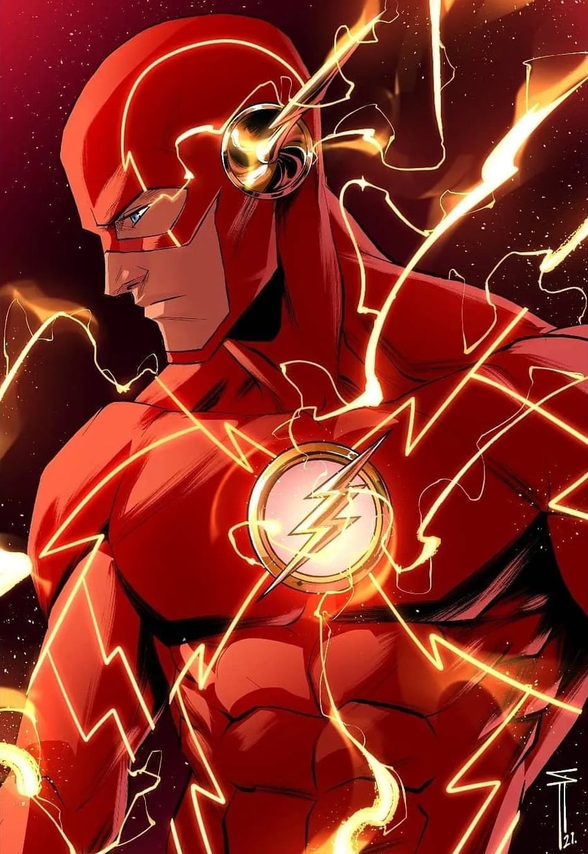 the flash (dc comics and 1 more) drawn by sergacuna