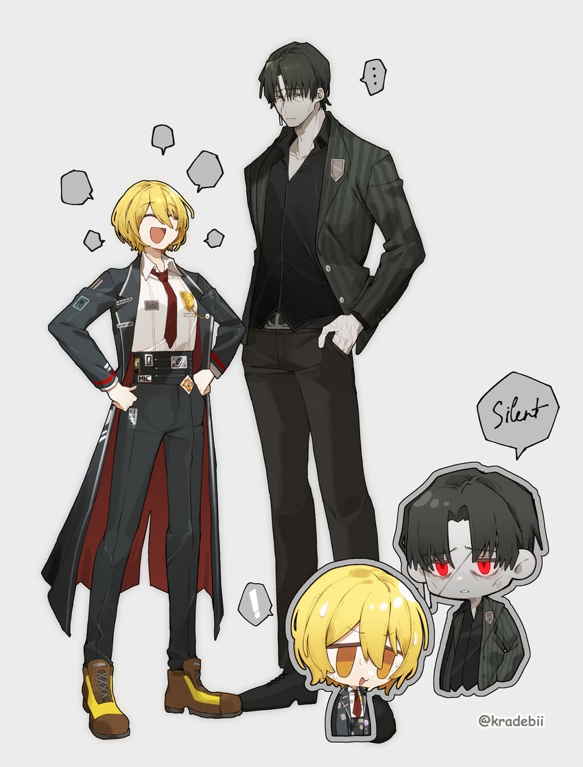 don quixote and vergilius (project moon and 1 more) drawn by kradebii