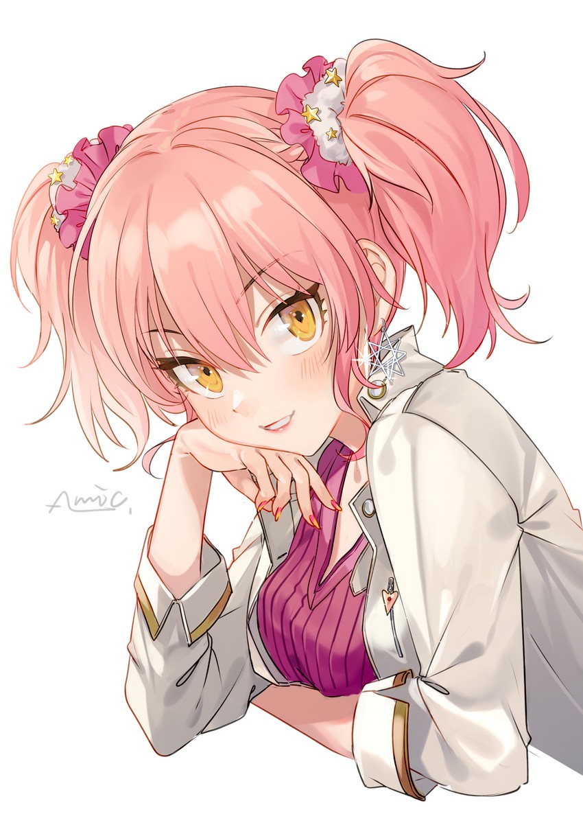 jougasaki mika (idolmaster and 1 more) drawn by almic
