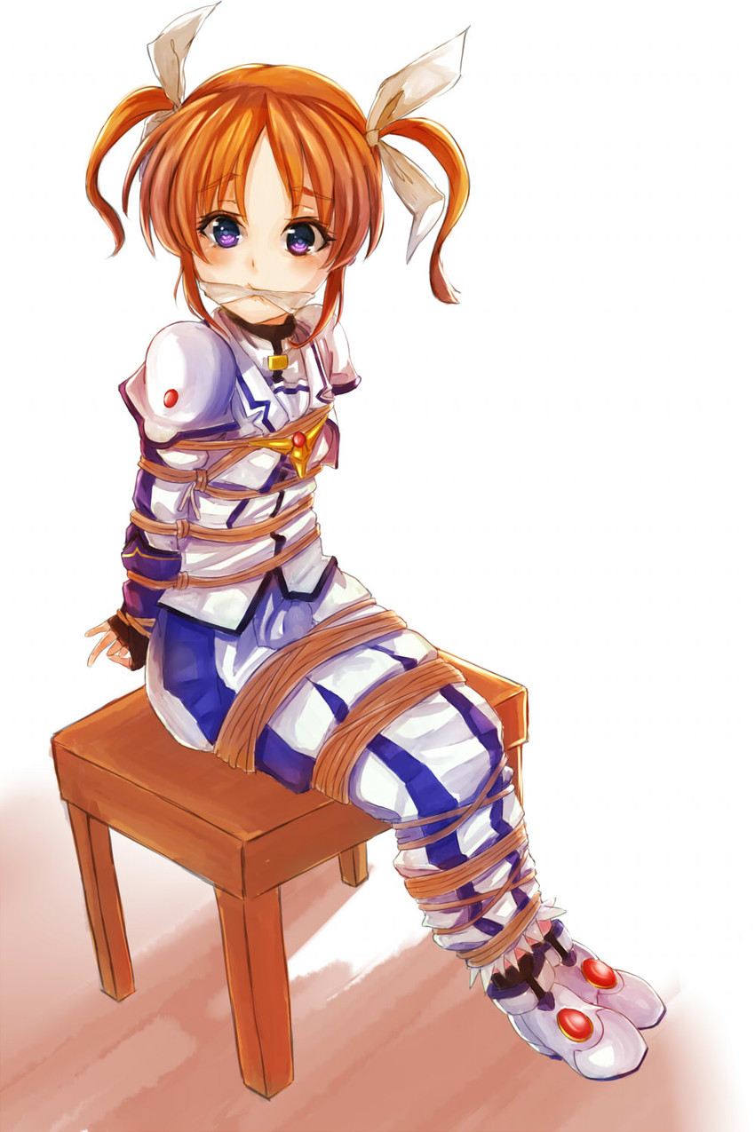 takamachi nanoha (lyrical nanoha and 1 more) drawn by craim