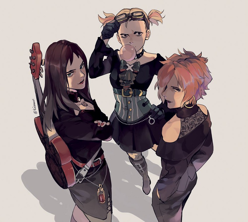 thorn, dusk, and luna (scooby-doo and 1 more) drawn by kisenoi