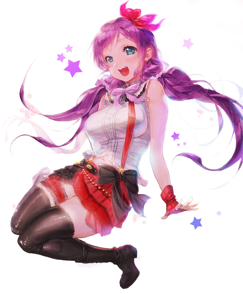 tojo nozomi (love live! and 2 more) drawn by linebj