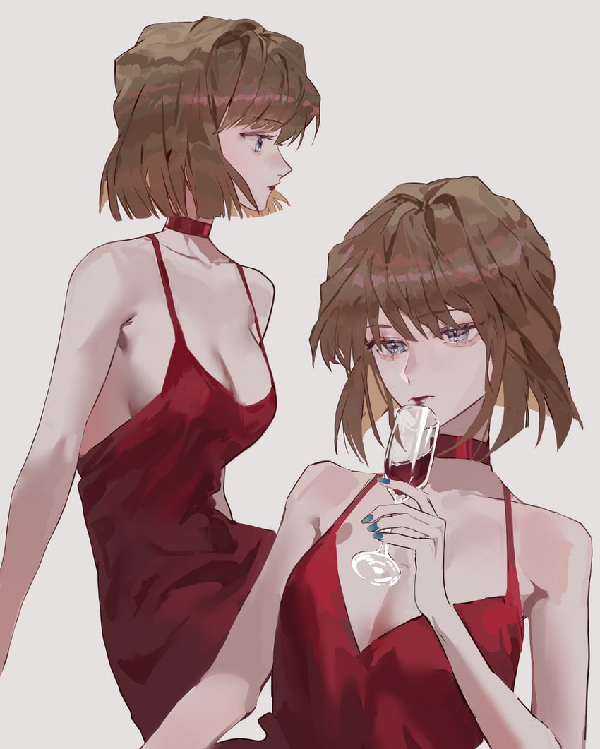 haibara ai and miyano shiho (meitantei conan) drawn by valson