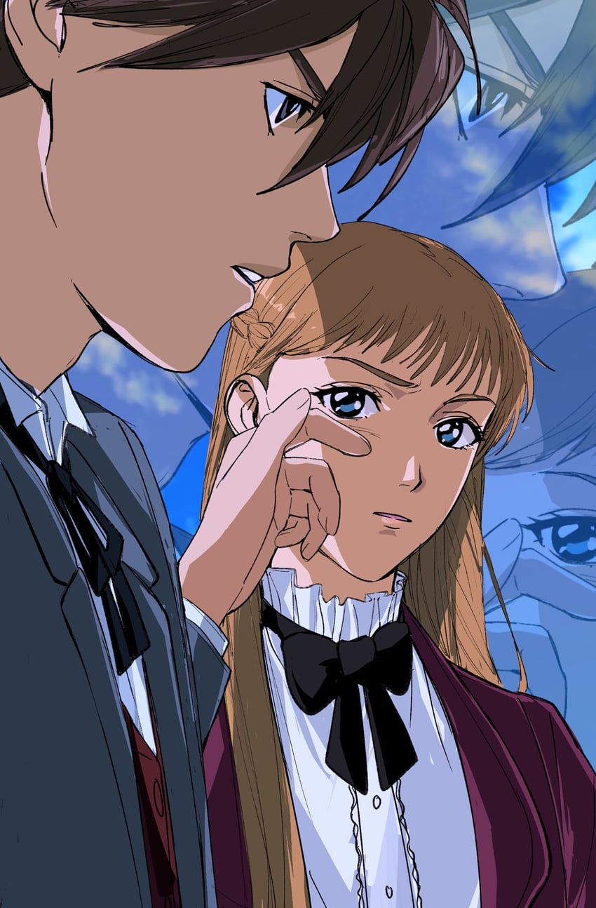 heero yuy and relena peacecraft (gundam and 1 more) drawn by amikoiiko