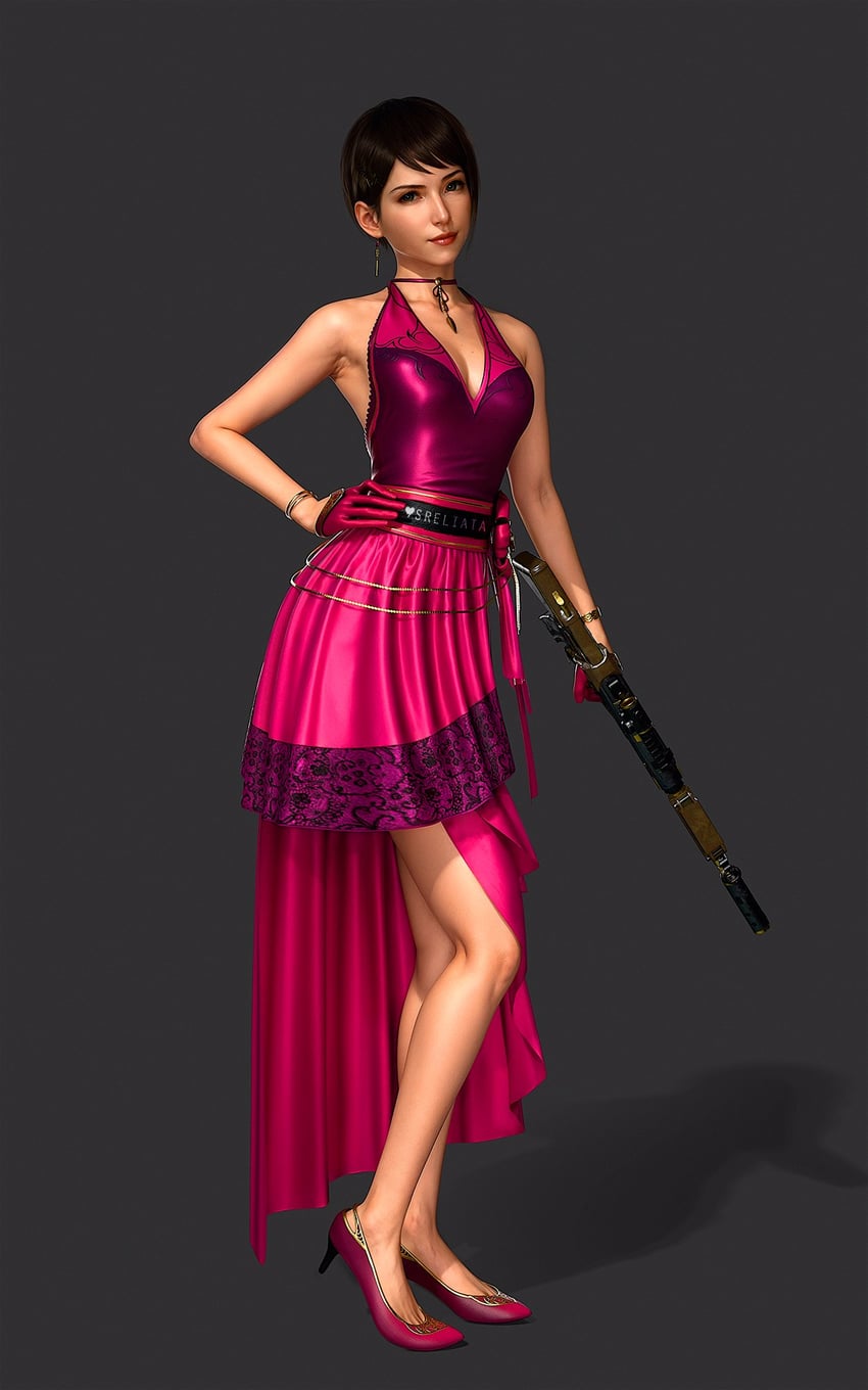 lucia lin (final fantasy and 2 more) drawn by sreliata