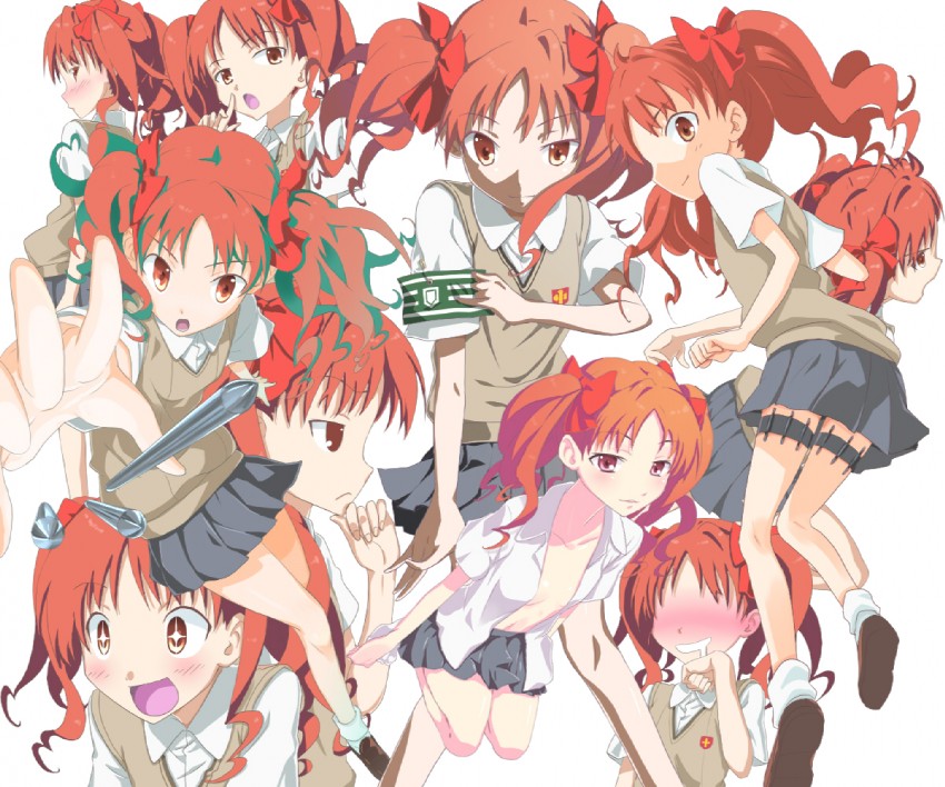 shirai kuroko (toaru majutsu no index and 1 more) drawn by yuto_(dialique)