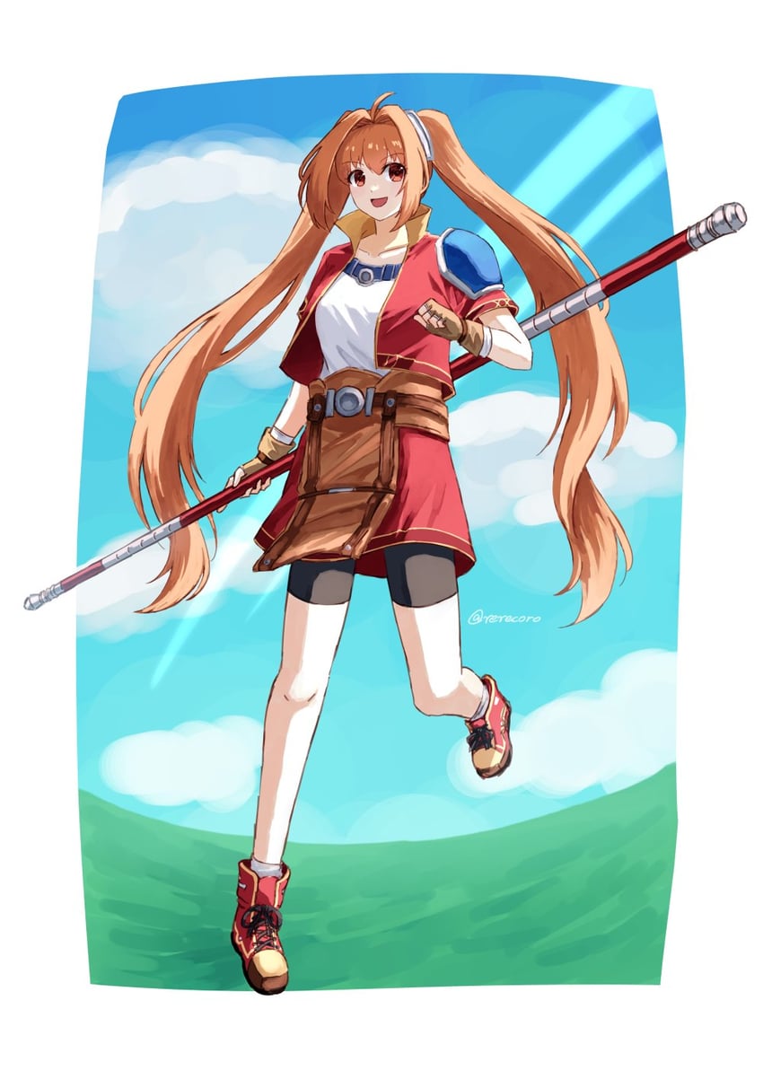 estelle bright (eiyuu densetsu and 1 more) drawn by rerecoro