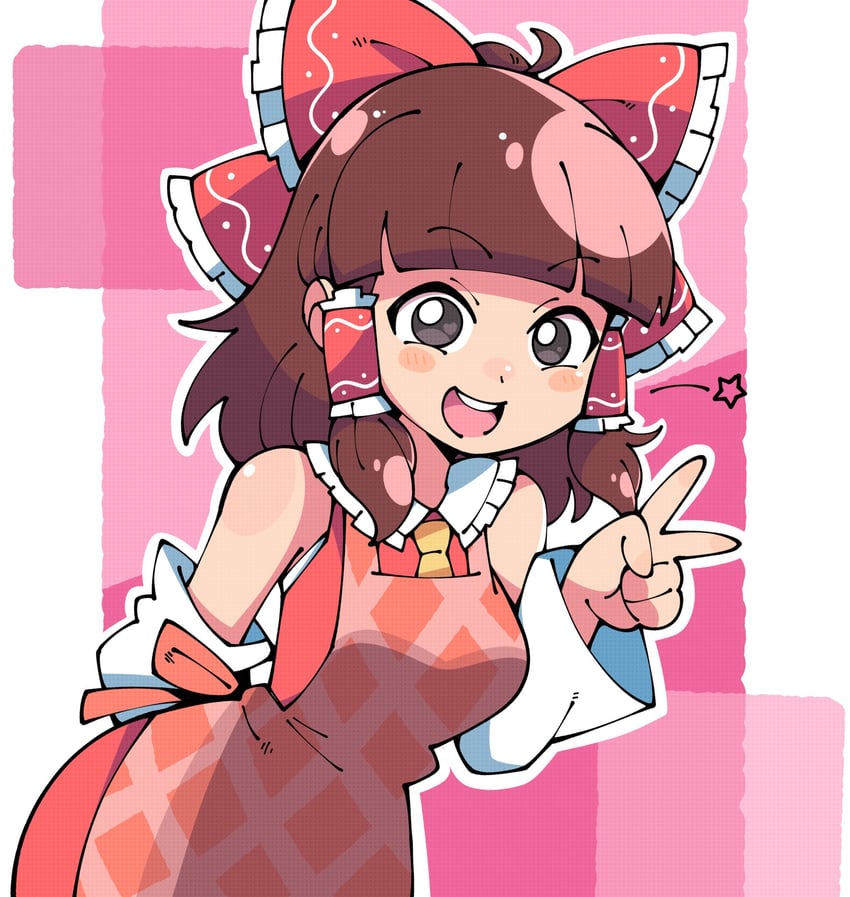 hakurei reimu and rurima (touhou and 1 more) drawn by sn_(zigzagspark6)