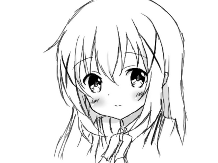 kafuu chino (gochuumon wa usagi desu ka?) drawn by rechiya_0222