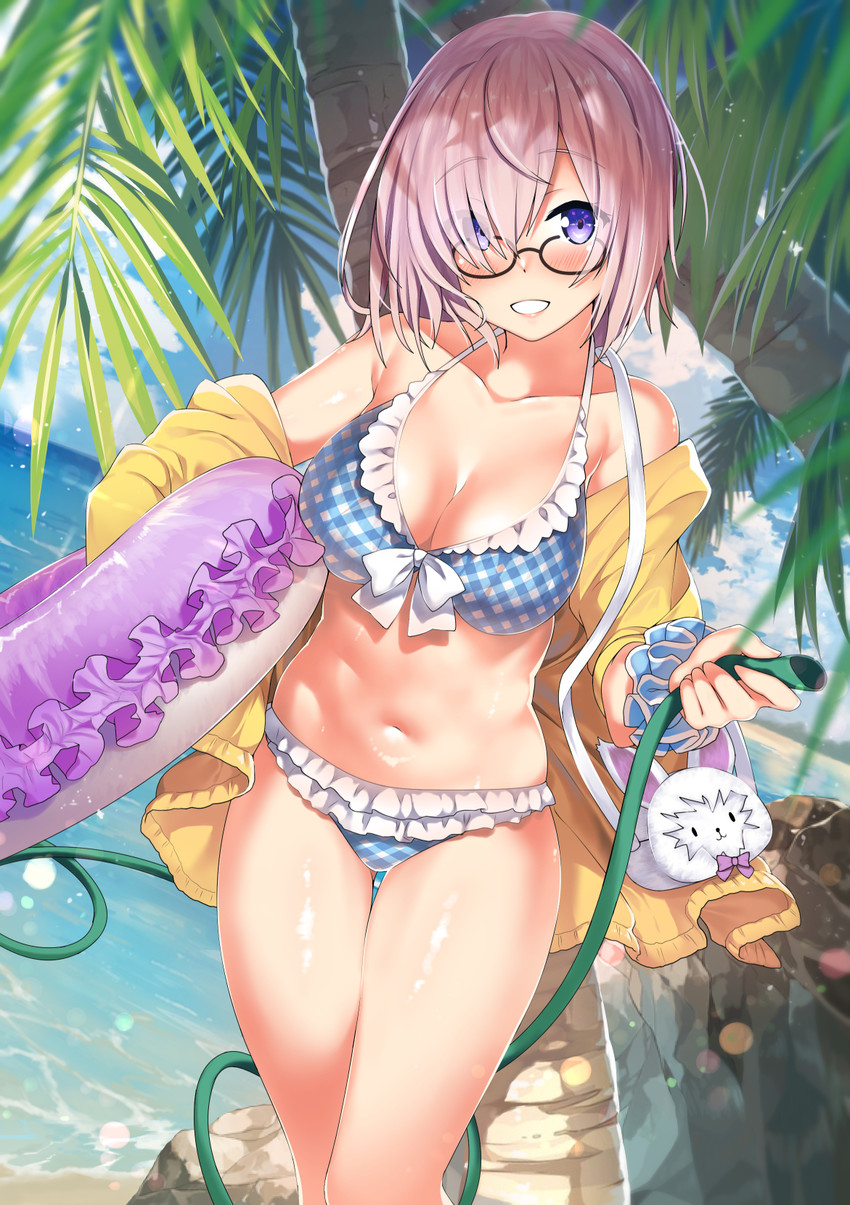 mash kyrielight (fate and 1 more) drawn by kawai_(purplrpouni)