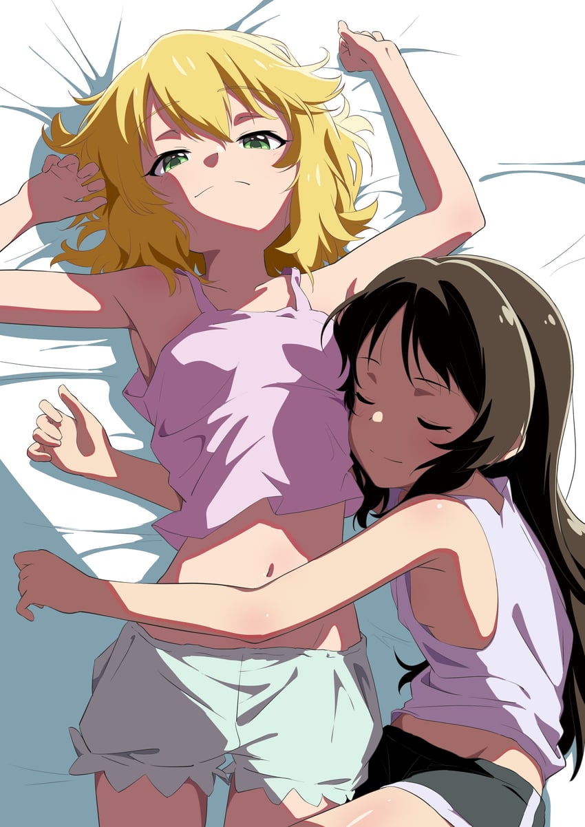 tachibana arisu and sakurai momoka (idolmaster and 2 more) drawn by papiyon1297