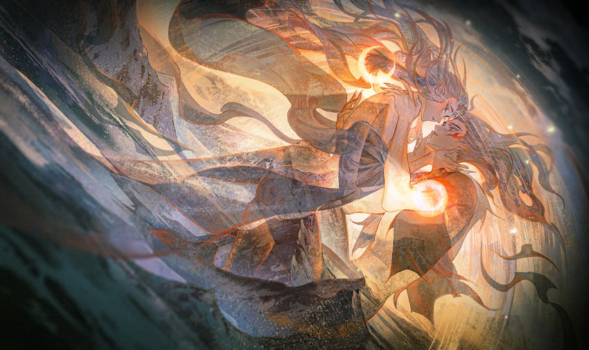 ao bing and nezha (nezha zhi motong jiangshi) drawn by yinzinmiemie