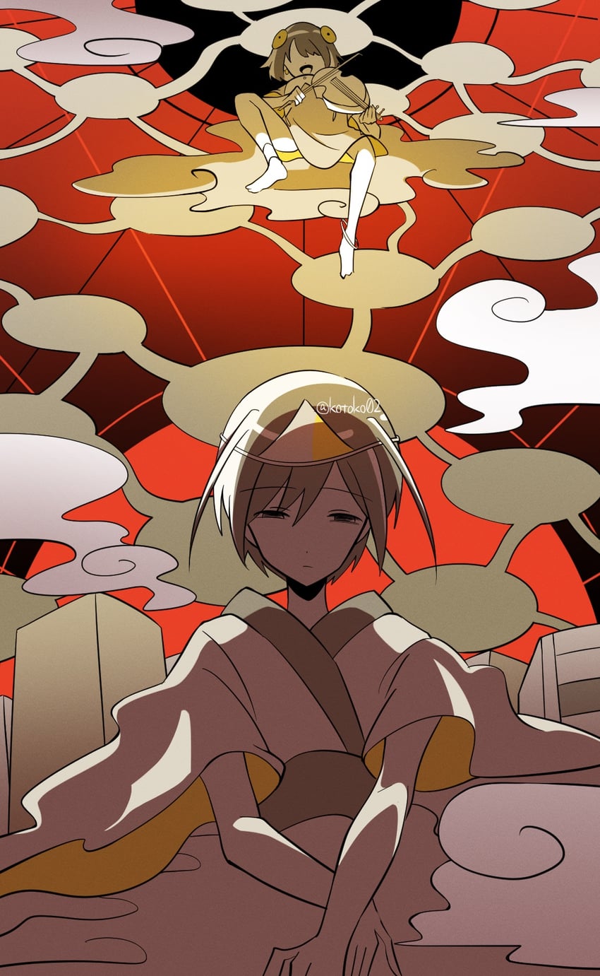 vocaloid and 1 more drawn by kotoko0