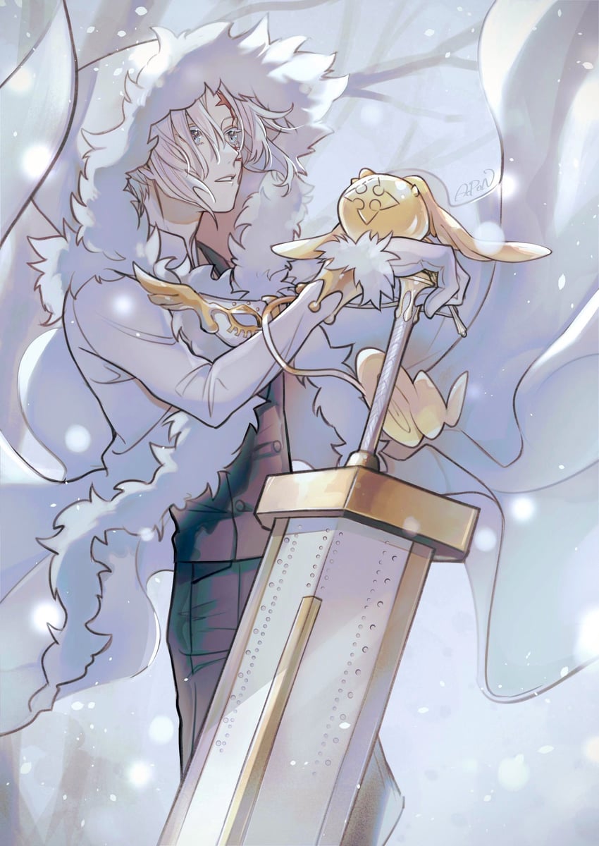 allen walker and timcanpy (d.gray-man) drawn by aopon16