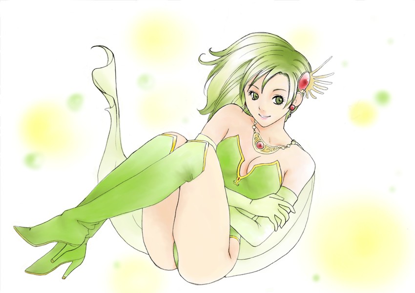 rydia (final fantasy and 1 more) drawn by love_minnie_mouse
