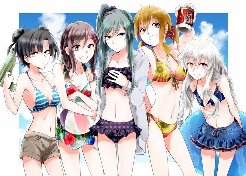 tateyama ayano, kozakura marry, kido tsubomi, kisaragi momo, and enomoto takane (kagerou project) drawn by maiori_00