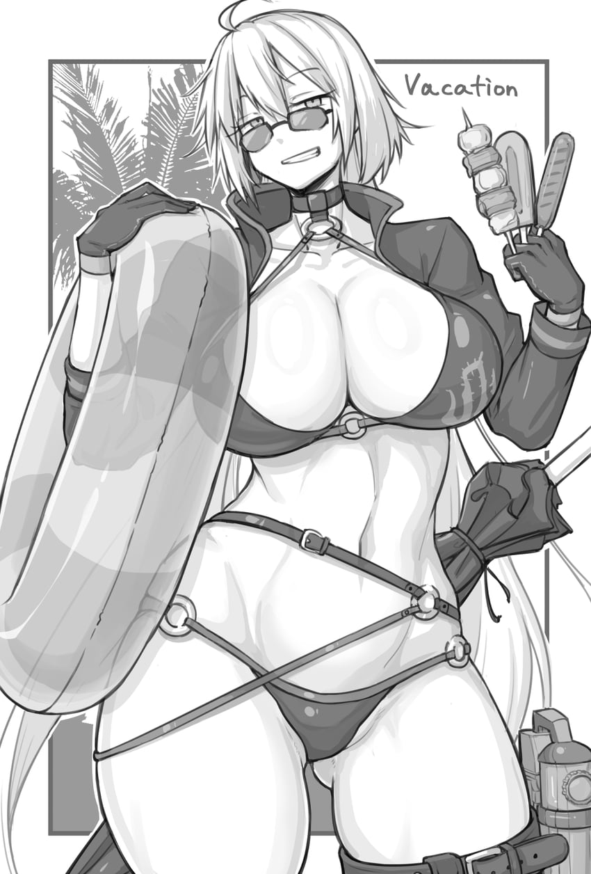 jeanne d'arc alter (fate and 1 more) drawn by nia_(0122)