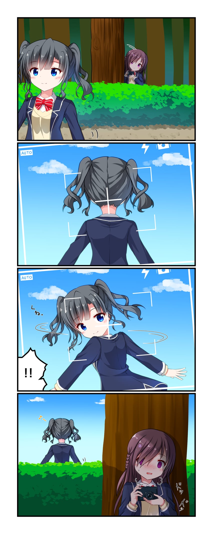 itsumura yukari and mizushino sono (re:stage!) drawn by getsuyoshi