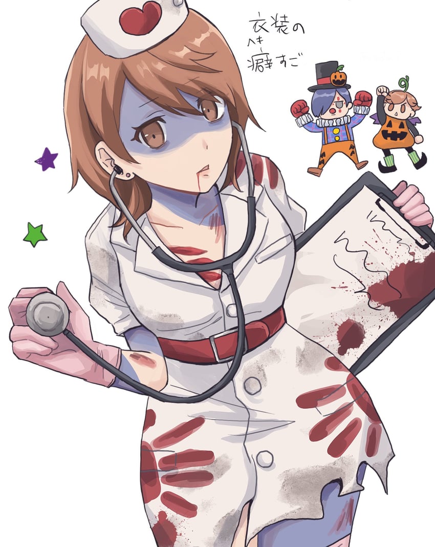 yuuki makoto, takeba yukari, and amada ken (persona and 3 more) drawn by c_oan3