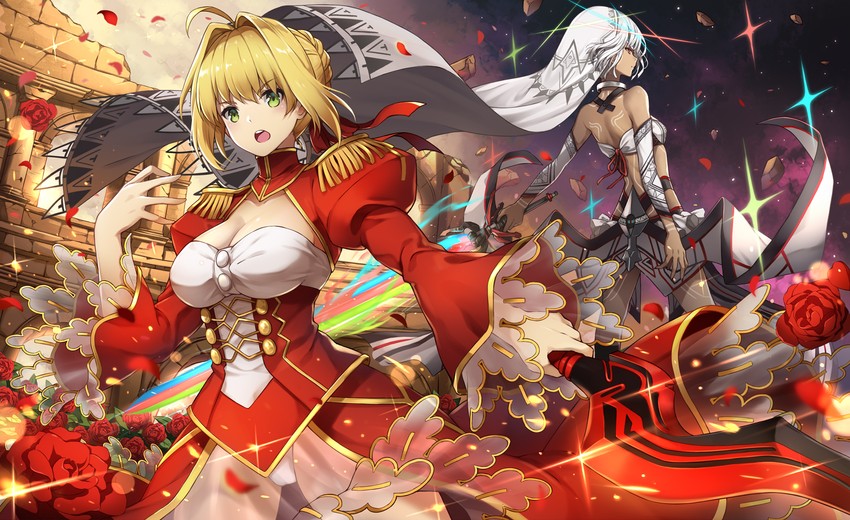 nero claudius and altera (fate and 2 more) drawn by kiyo_(chaoschyan)