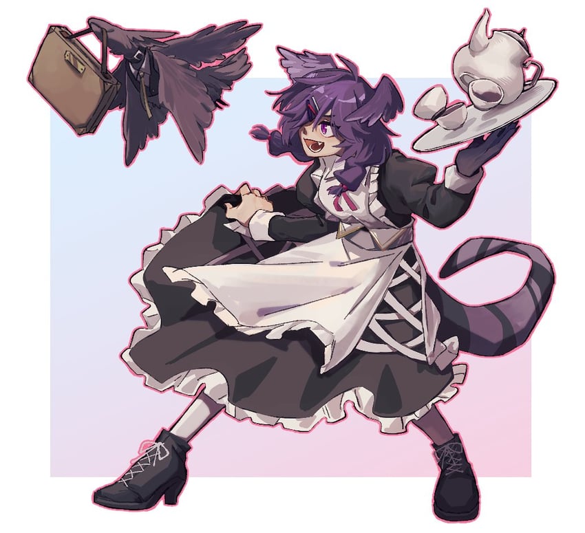 selen tatsuki and ember (nijisanji and 1 more) drawn by criangle_k.