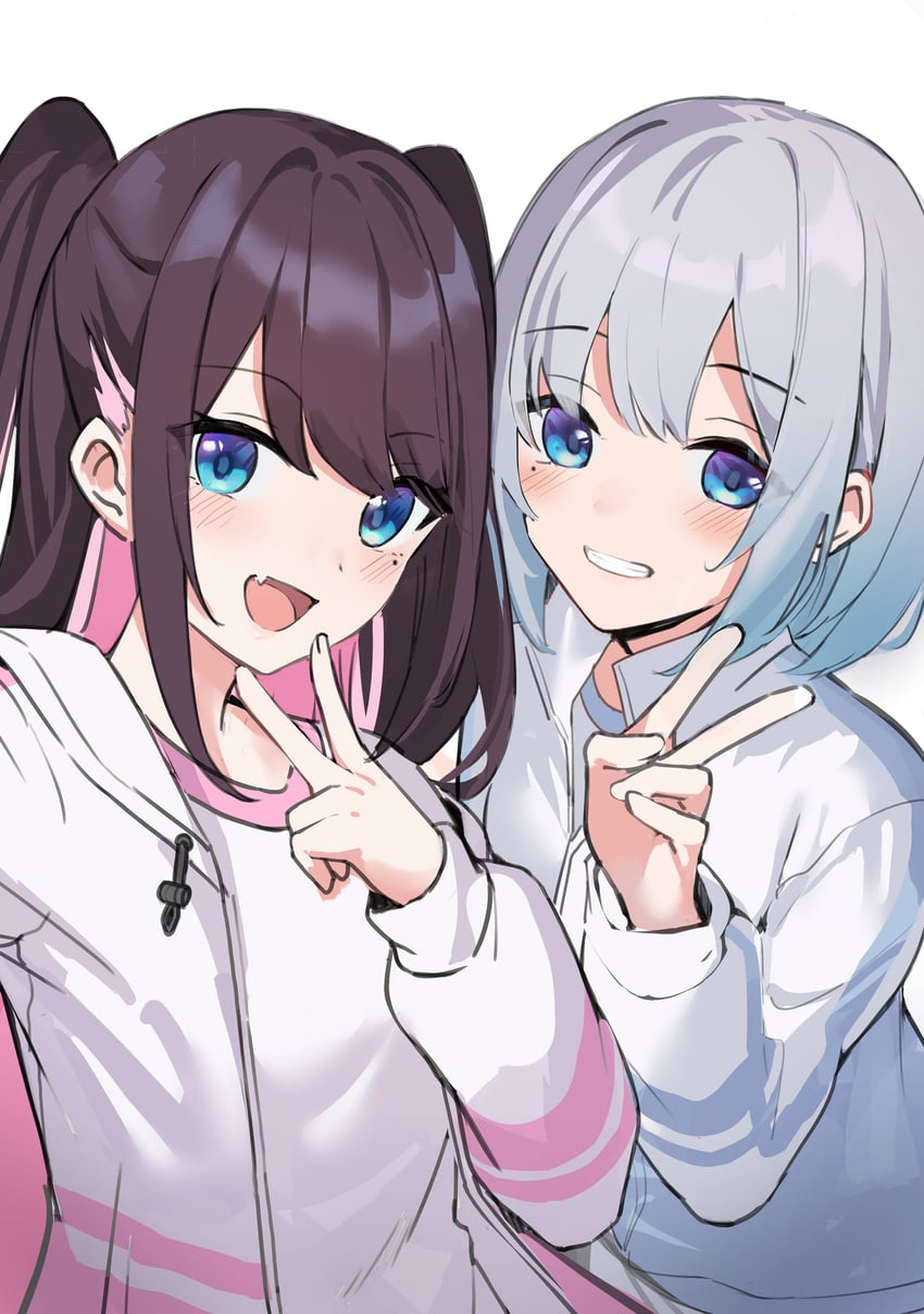 kaga sumire and kaga nazuna (vspo! and 1 more) drawn by touri_tarou_(misconception)