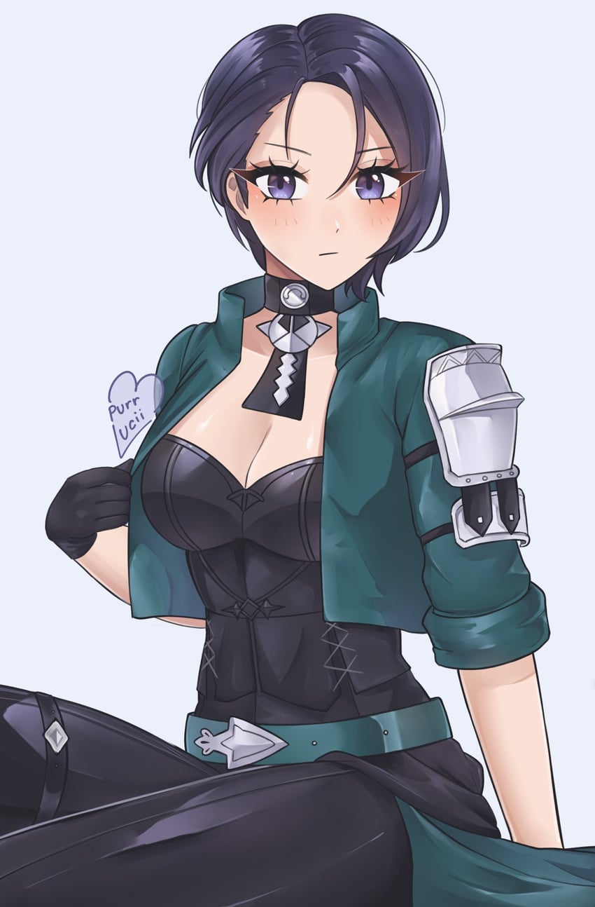 shamir nevrand (fire emblem and 2 more) drawn by luci_(purrlucii)