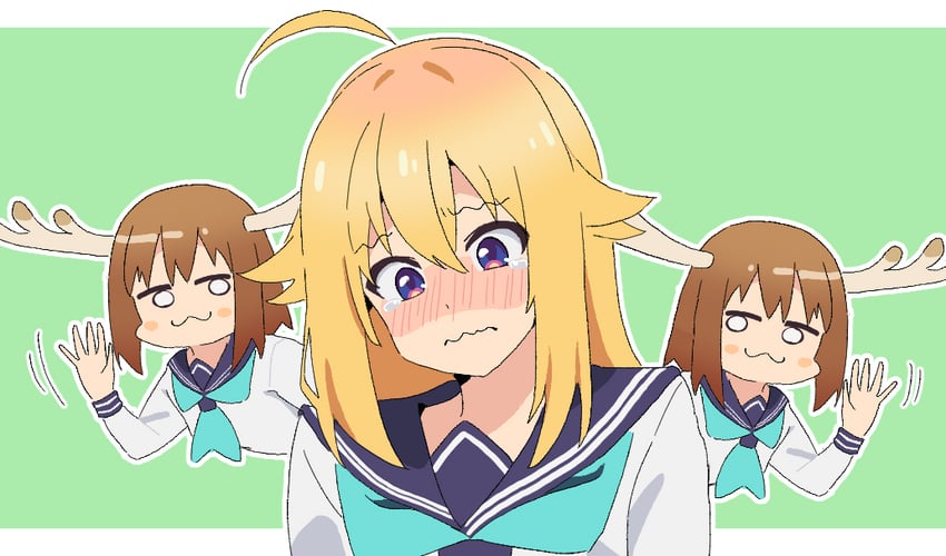 shikanoko noko, koshi torako, and han megumi (oshi no ko and 1 more) drawn by noyama_takenoko