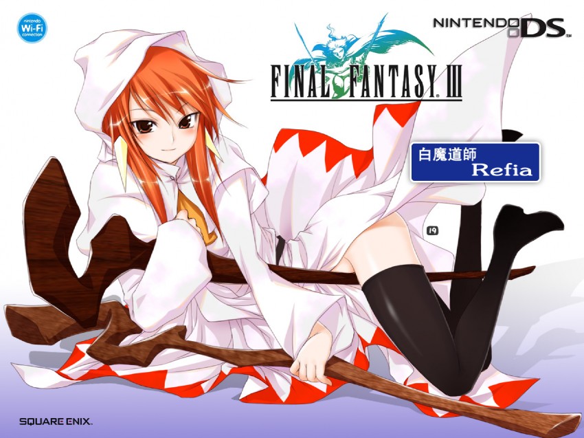 white mage and refia (final fantasy and 1 more) drawn by 19_(kaitou19)