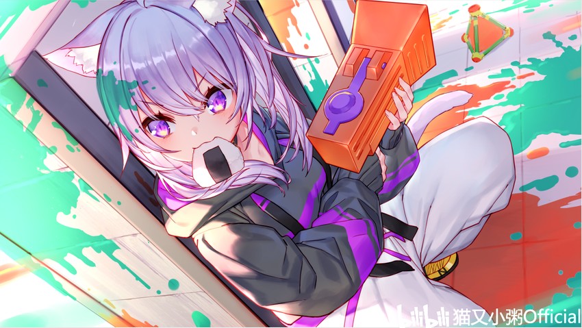 nekomata okayu (hololive and 2 more) drawn by izumi_sai