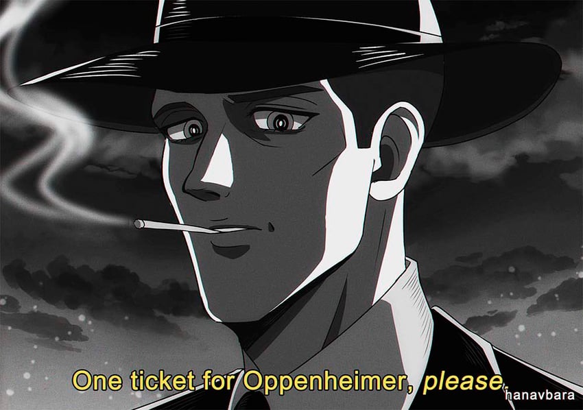 julius robert oppenheimer (barbie and 1 more) drawn by hanavbara