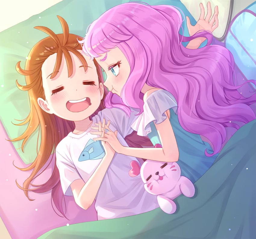 laura la mer, natsuumi manatsu, and kururun (precure and 1 more) drawn by tadokoro_teppei