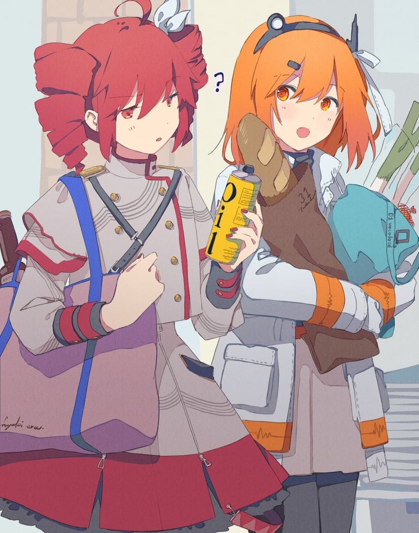 kasane teto and adachi rei (utau and 2 more) drawn by fuyuki_eru