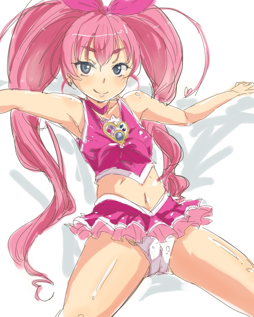 houjou hibiki and cure melody (precure and 1 more) drawn by mune