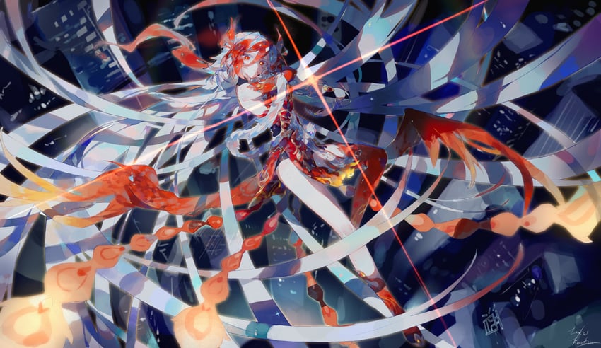 fu hua (honkai and 1 more) drawn by lucefrantia