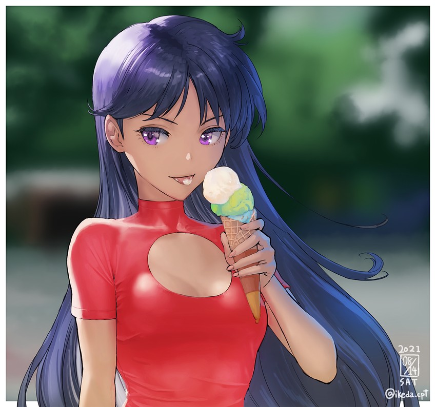 hino rei (bishoujo senshi sailor moon) drawn by ikeda_(cpt)