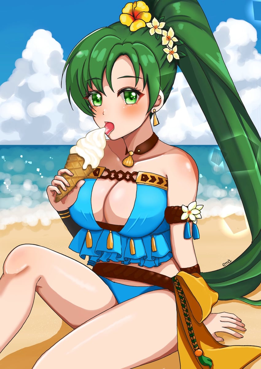 lyn (fire emblem and 2 more) drawn by e_m_a