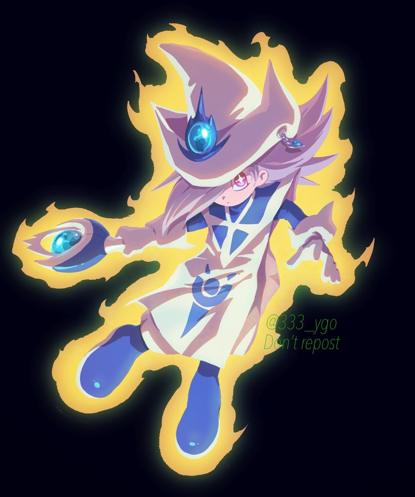 silent magician and silent magician lv4 (yu-gi-oh!) drawn by 333_ygo