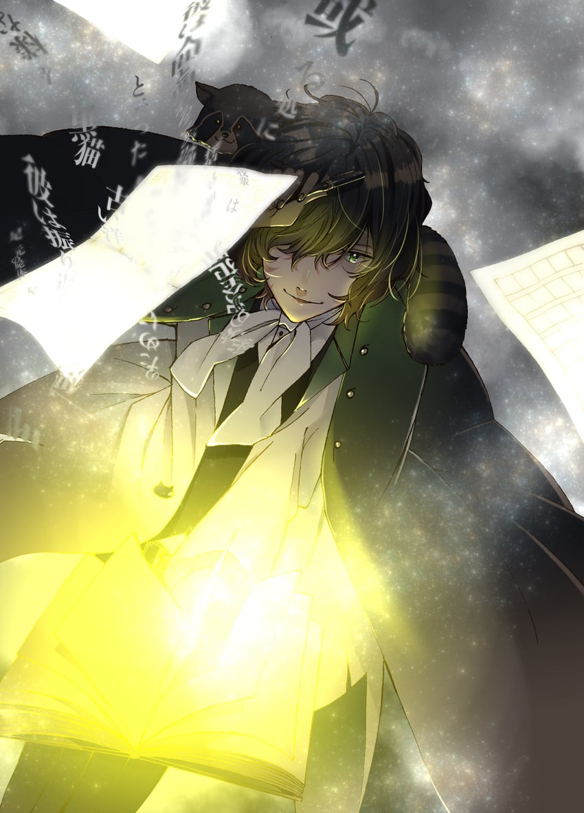 edgar allan poe and karl (bungou stray dogs) drawn by adachi_imaru