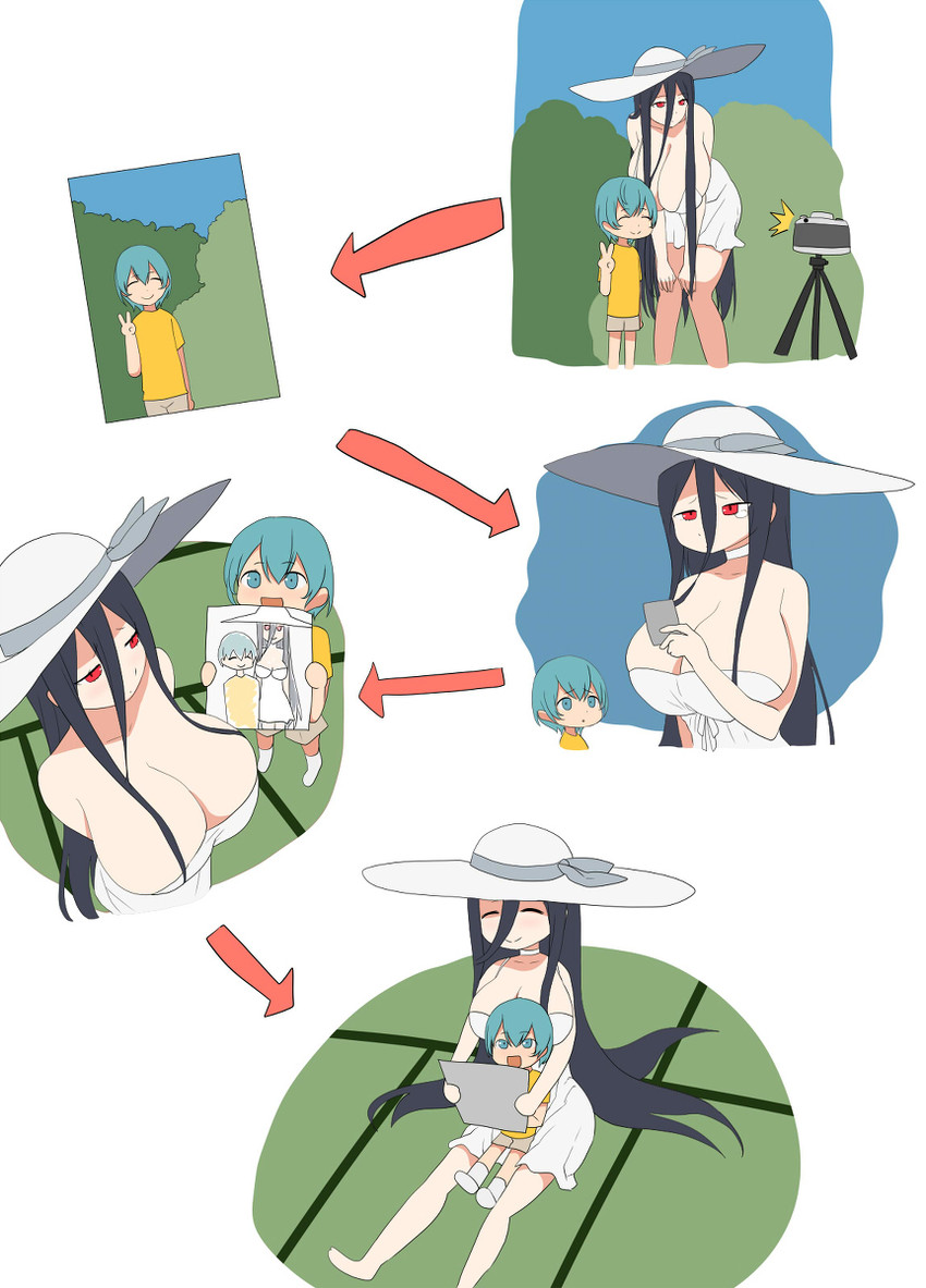 hasshaku-sama (original and 1 more) drawn by kloah