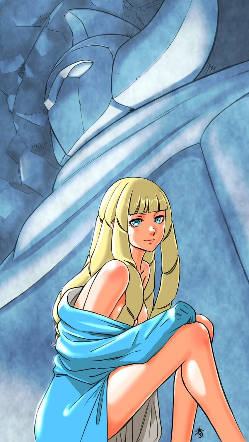 turn a gundam and kihel heim (gundam and 1 more) drawn by aobito_sukoyaka_bystander